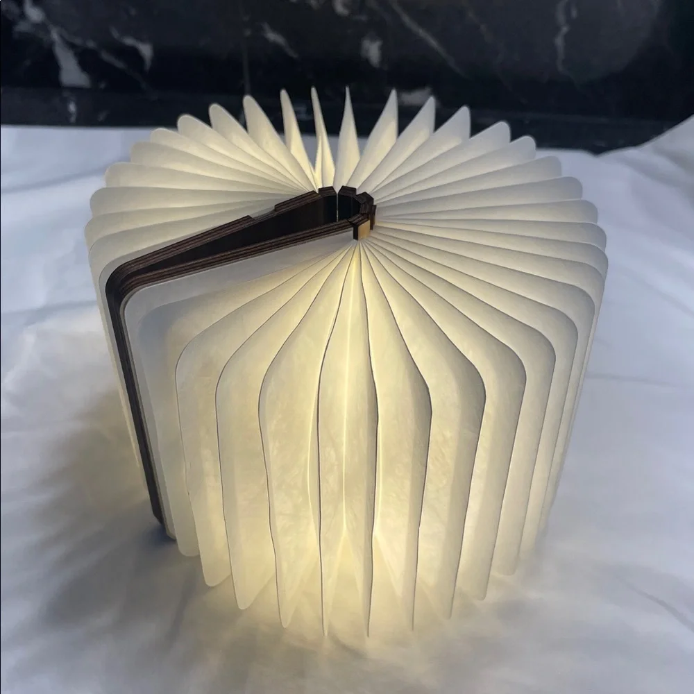 GINKO Mini Smart Book Light - Walnut - Picture 6 of 7